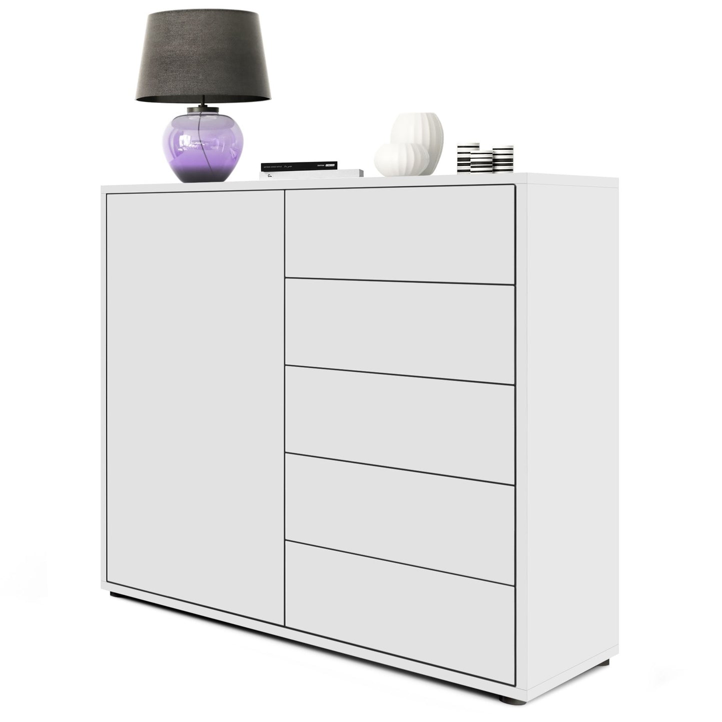 Milan M2 Kommode Korpus Weiß