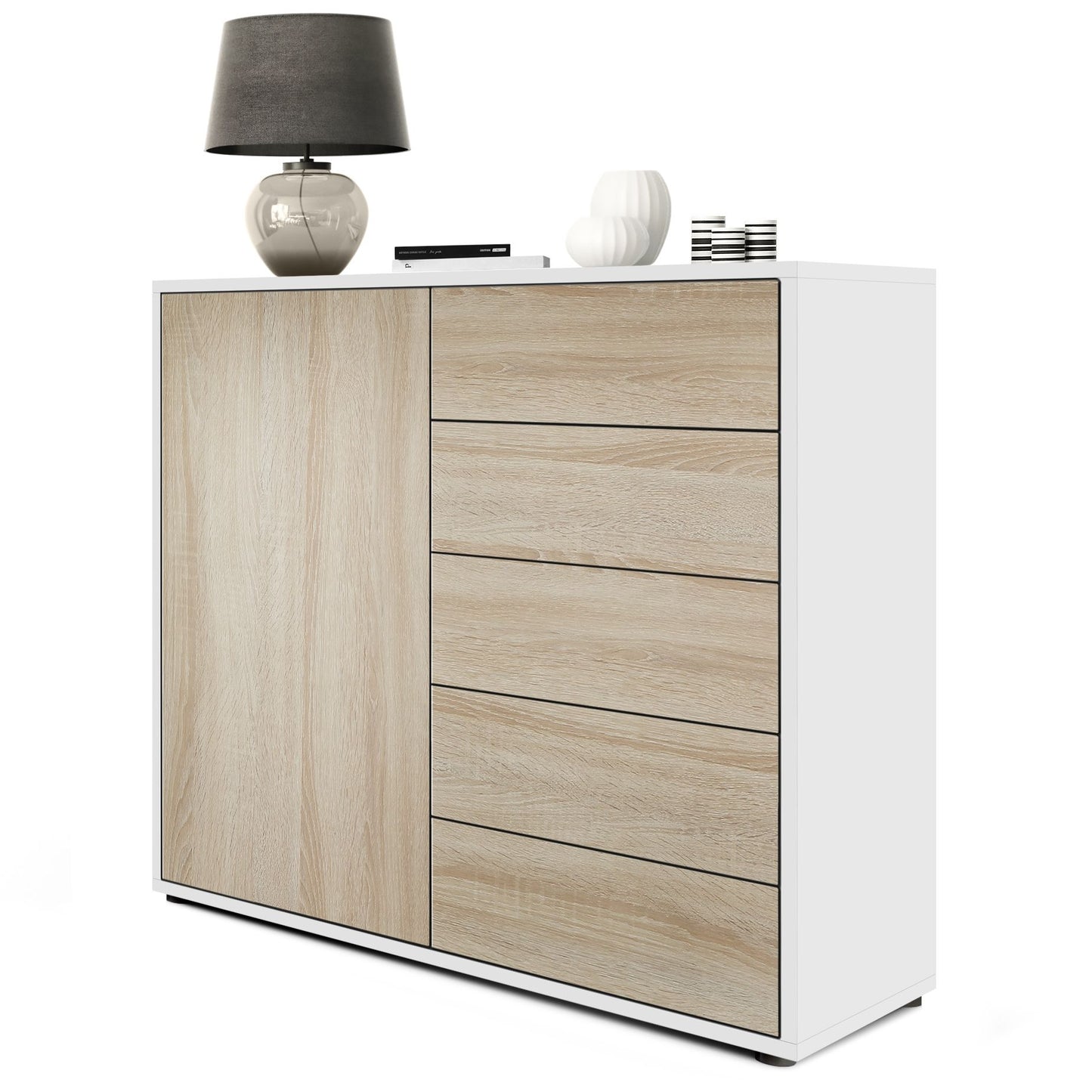 Milan M2 Kommode Korpus Weiß
