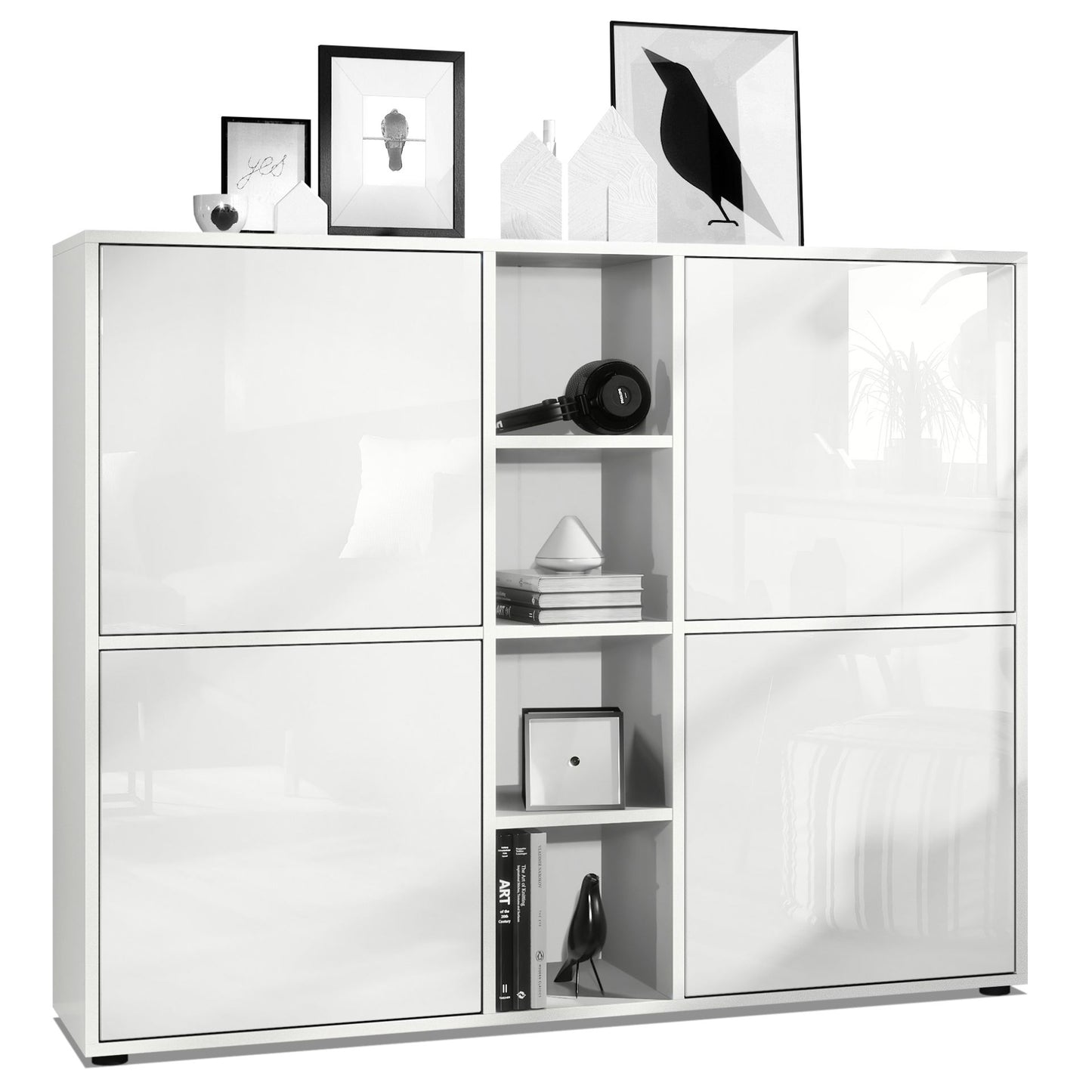 Mora Highboard M3 Korpus Weiß