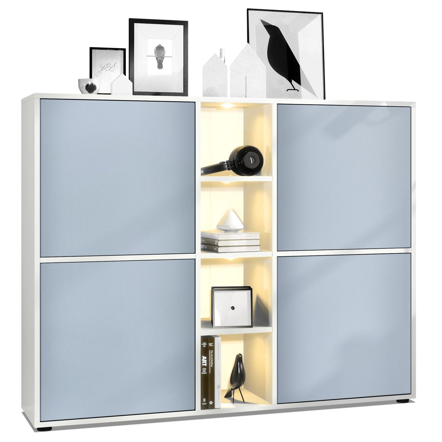 Mora Highboard M3 Korpus Weiß