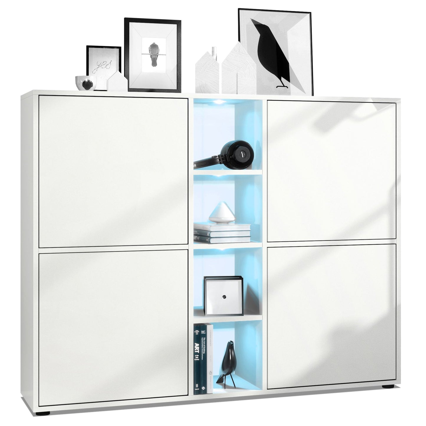 Mora Highboard M3 Korpus Weiß
