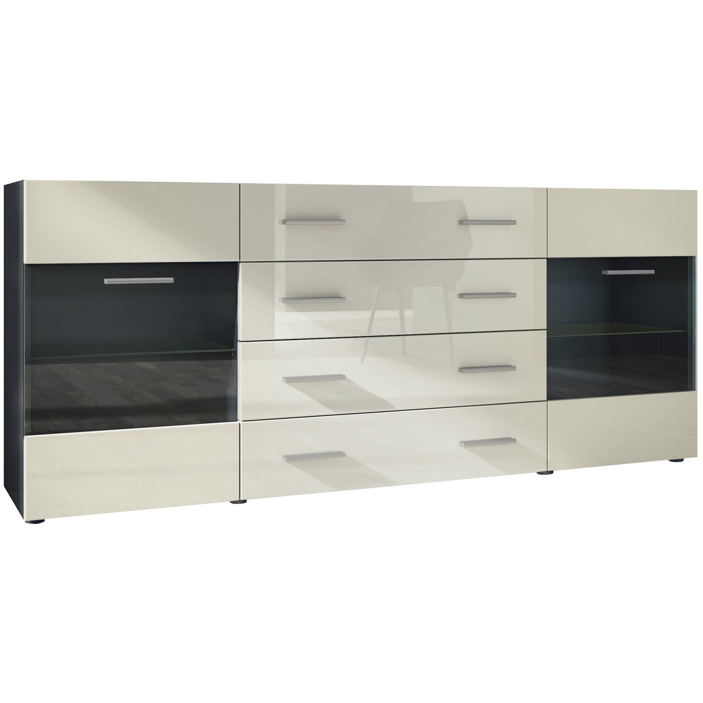 Graz Sideboard M2 Korpus Schwarz