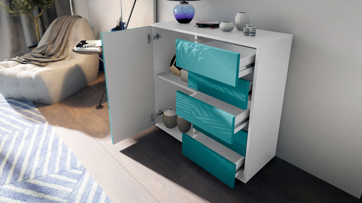 Milan M2 Kommode Korpus Weiß