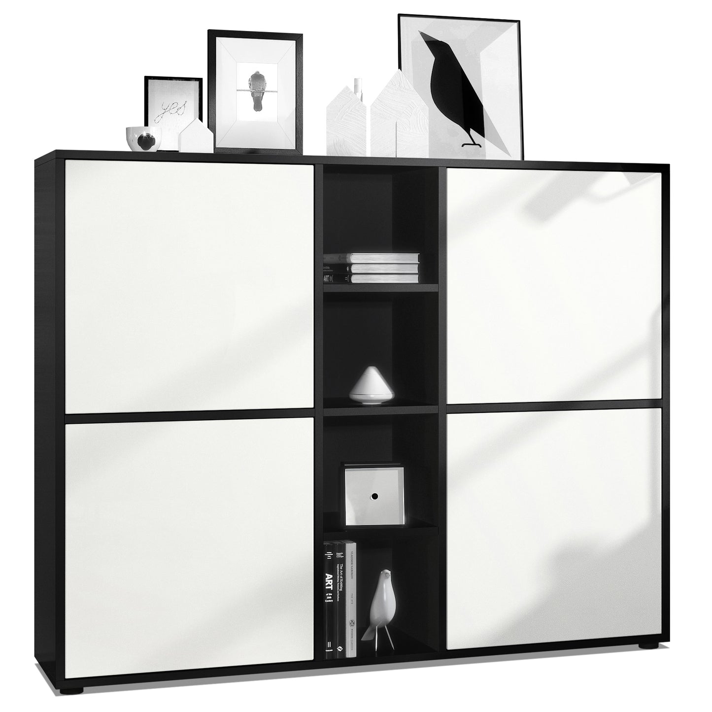 Mora Highboard M3 Korpus Weiß