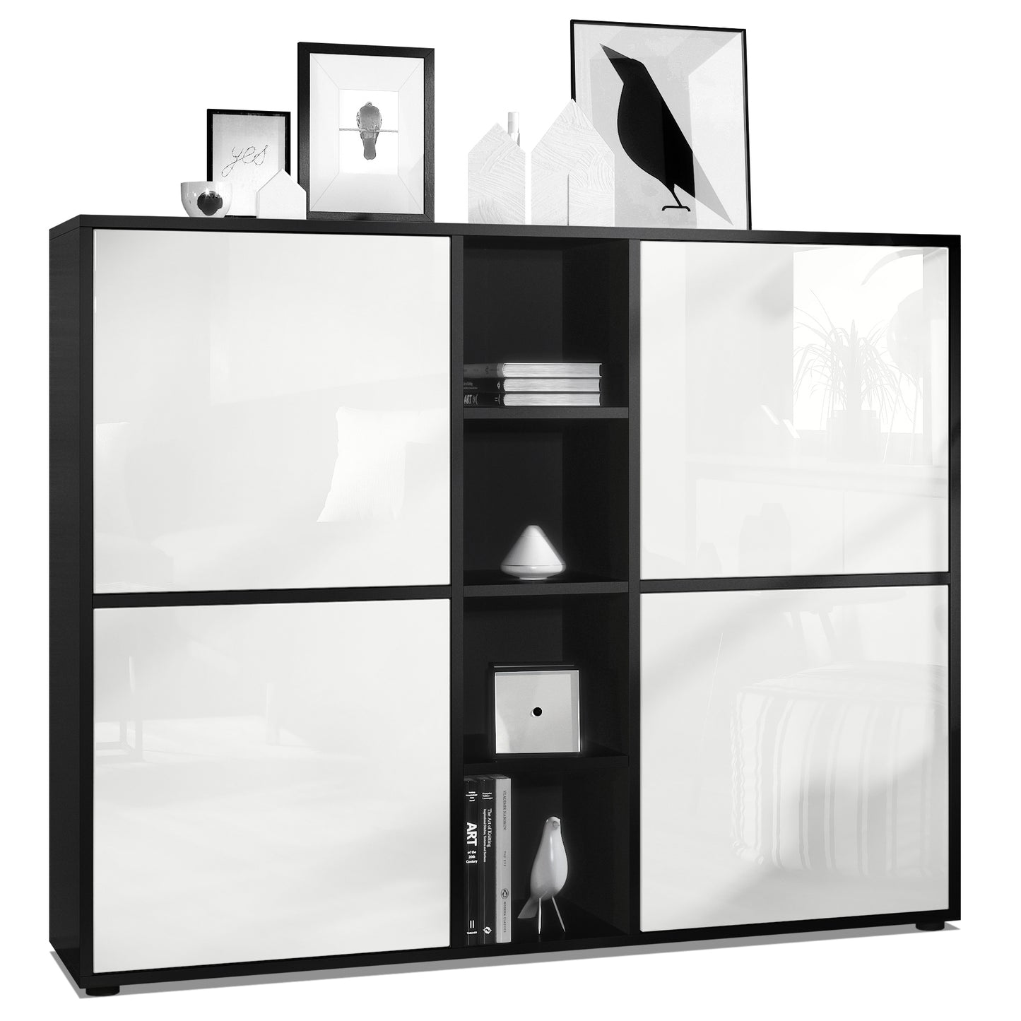 Mora Highboard M3 Korpus Weiß