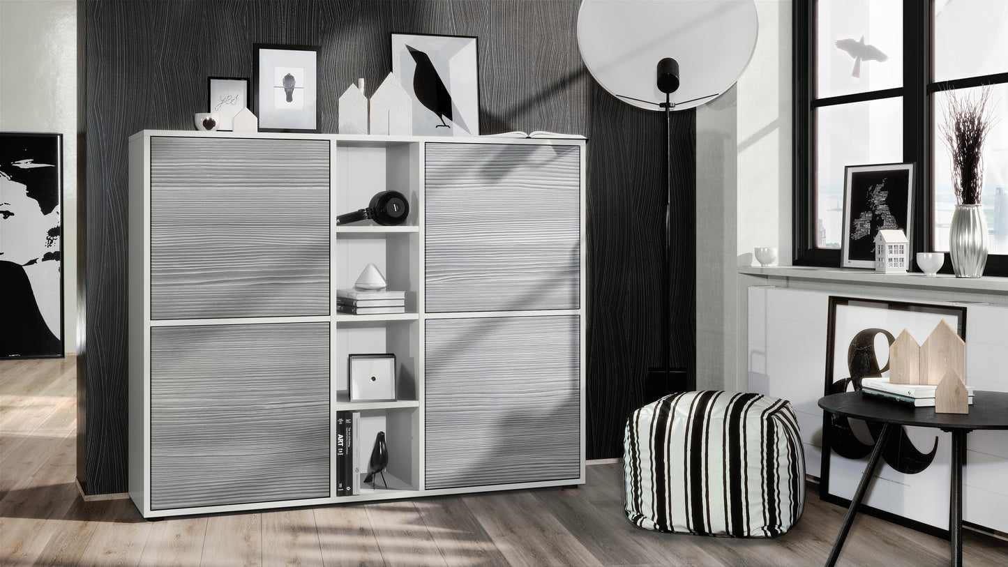 Mora Highboard M3 Korpus Weiß