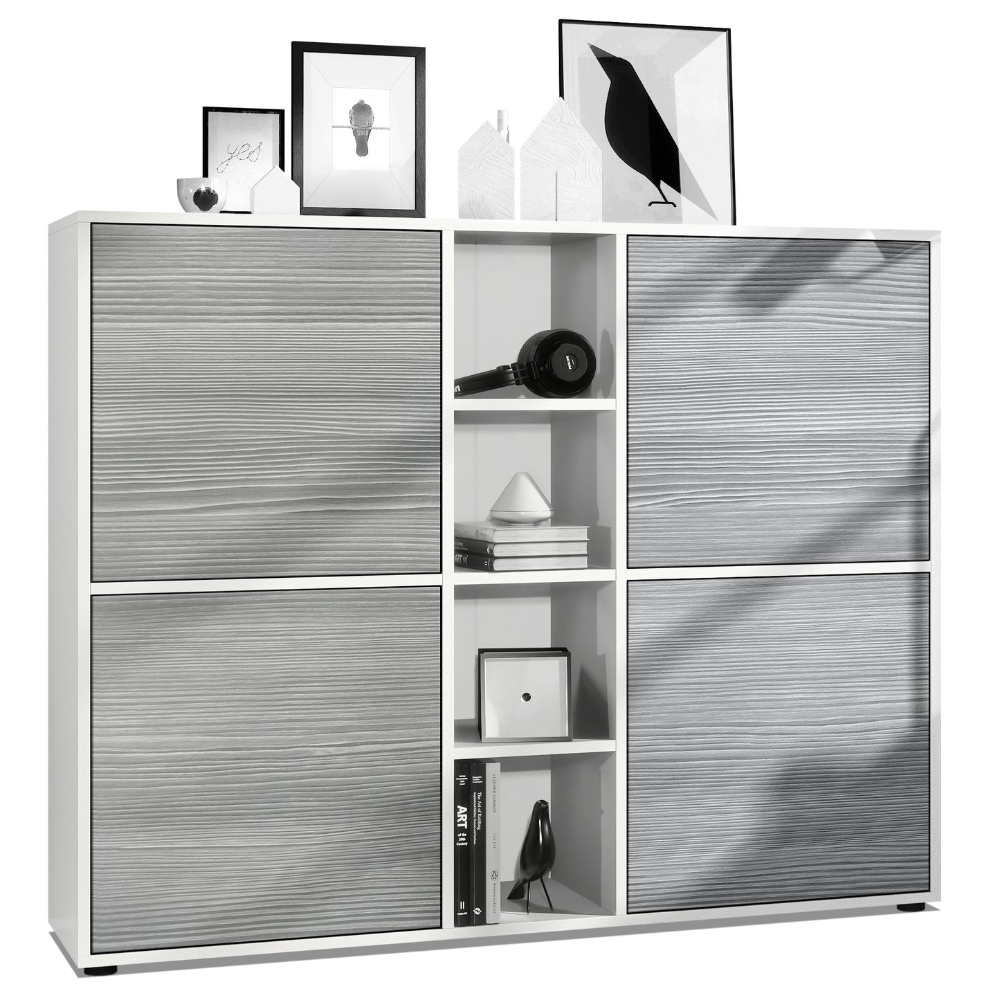 Mora Highboard M3 Korpus Weiß