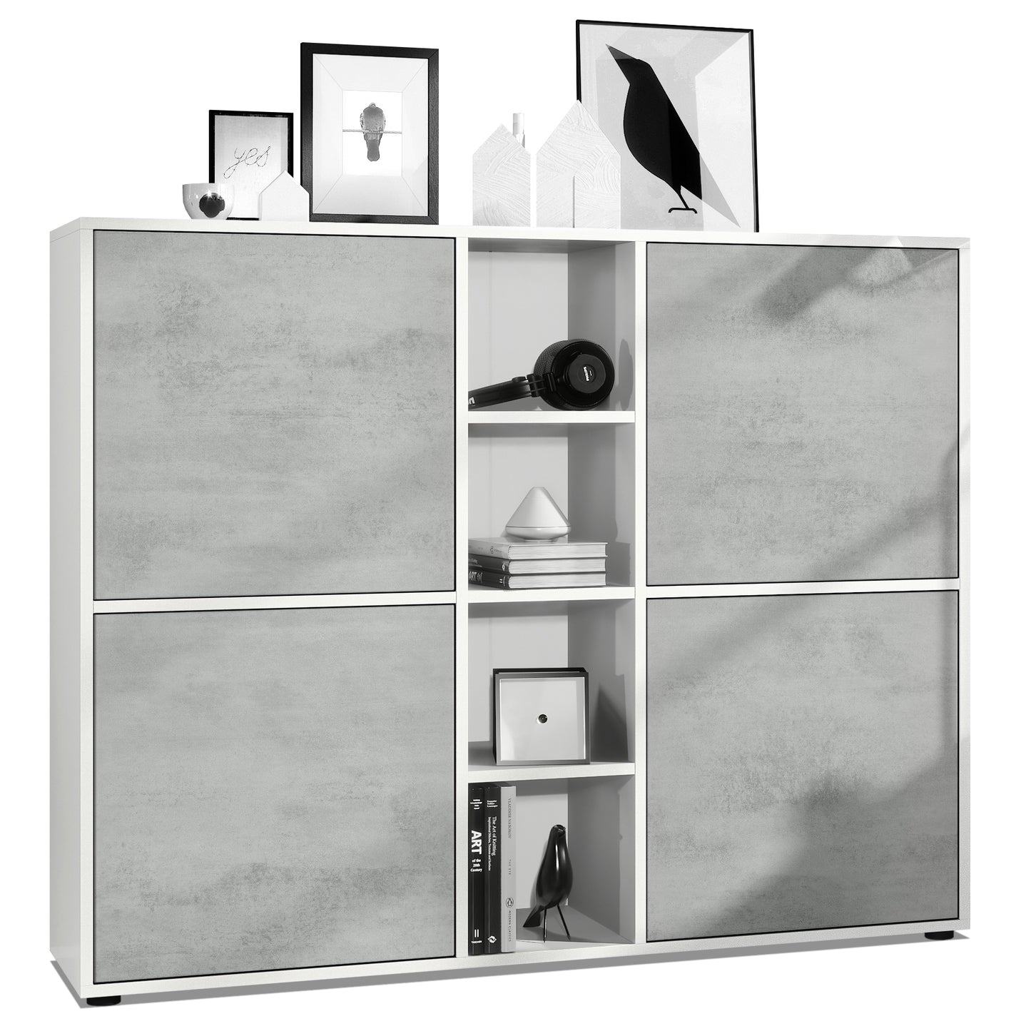 Mora Highboard M3 Korpus Weiß