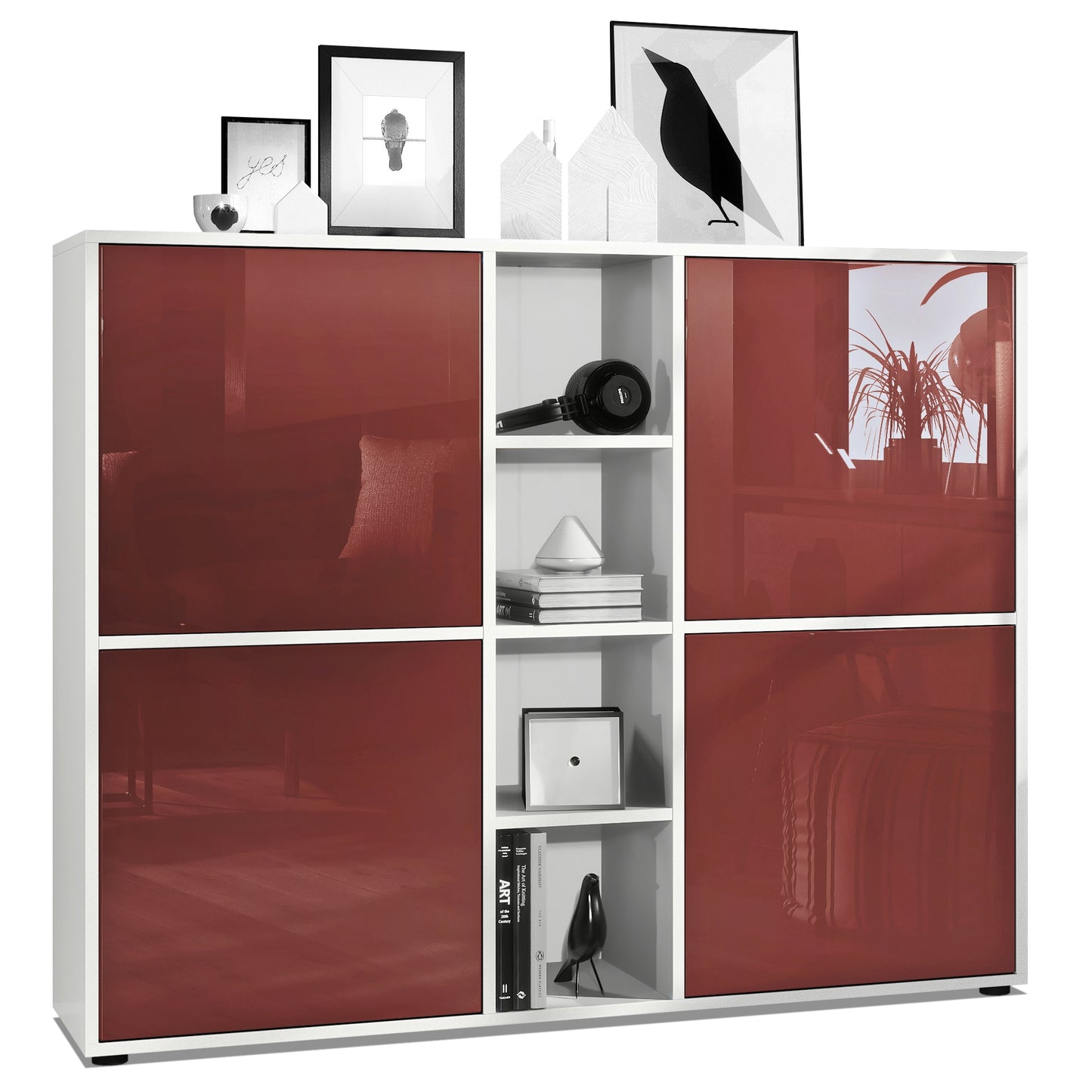 Mora Highboard M3 Korpus Weiß