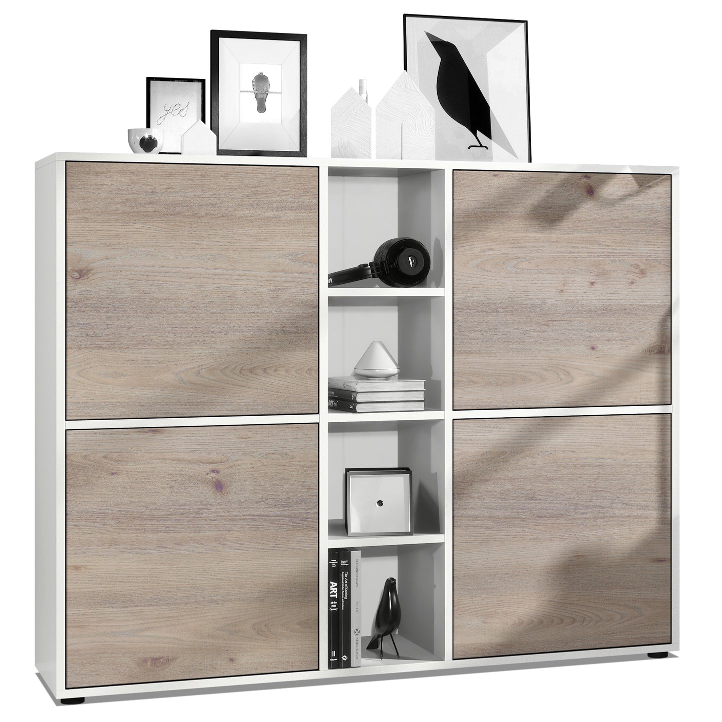 Mora Highboard M3 Korpus Weiß