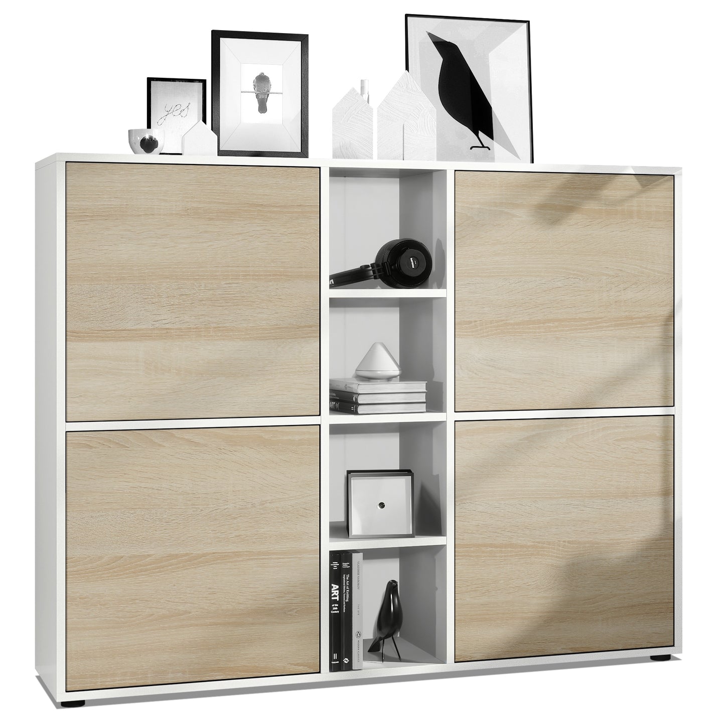 Mora Highboard M3 Korpus Weiß