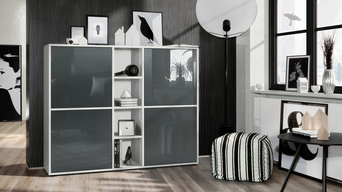 Mora Highboard M3 Korpus Weiß