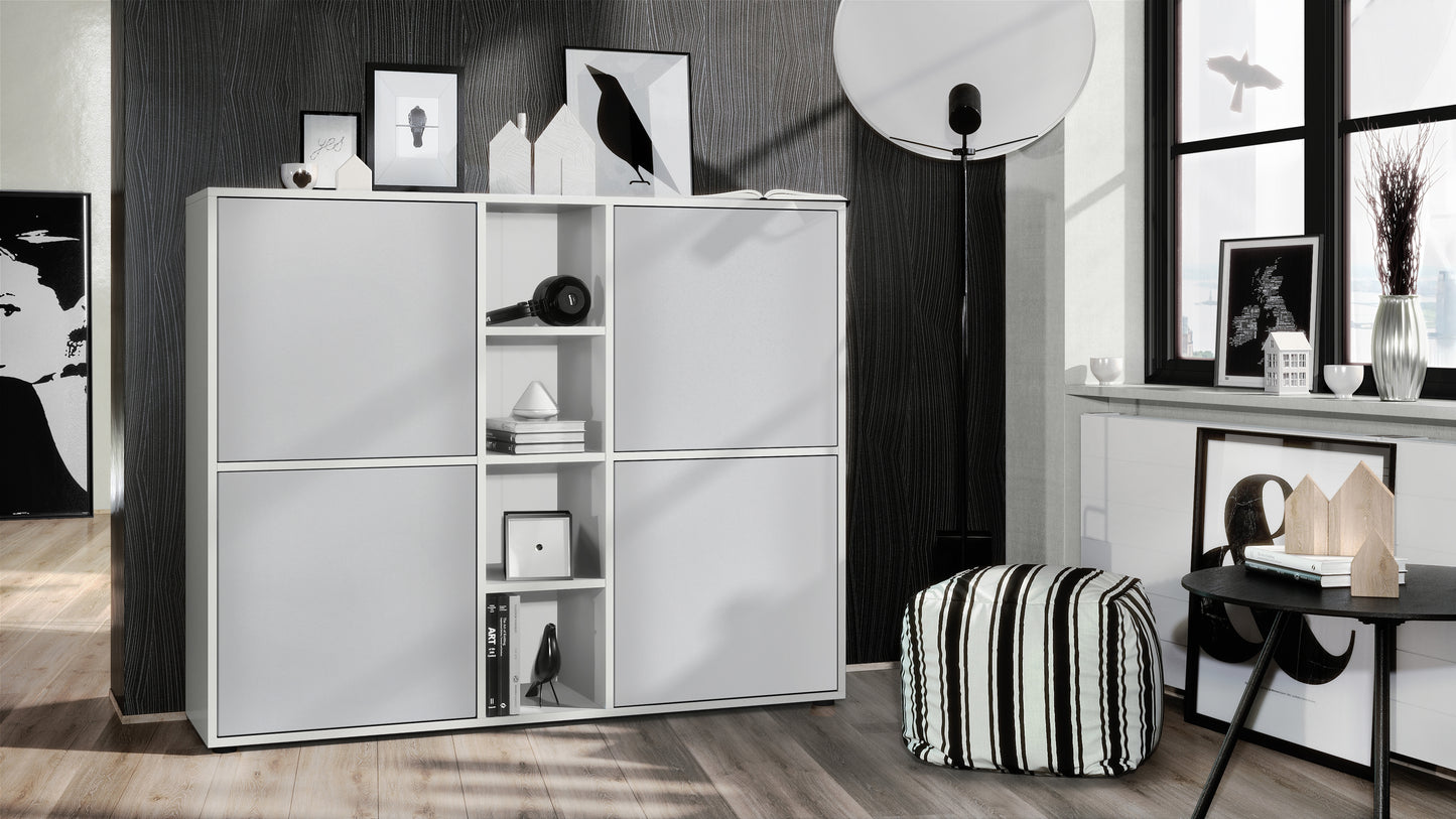 Mora Highboard M3 Korpus Weiß