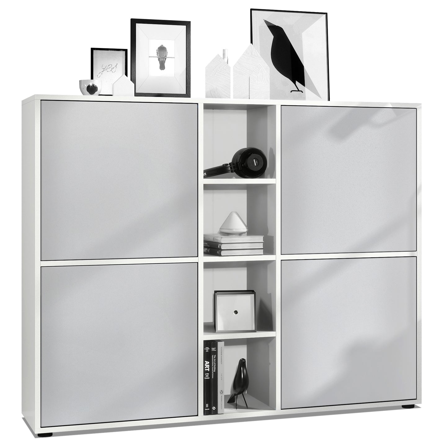 Mora Highboard M3 Korpus Weiß