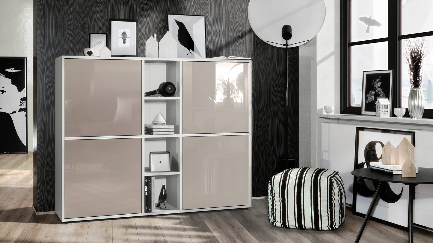 Mora Highboard M3 Korpus Weiß