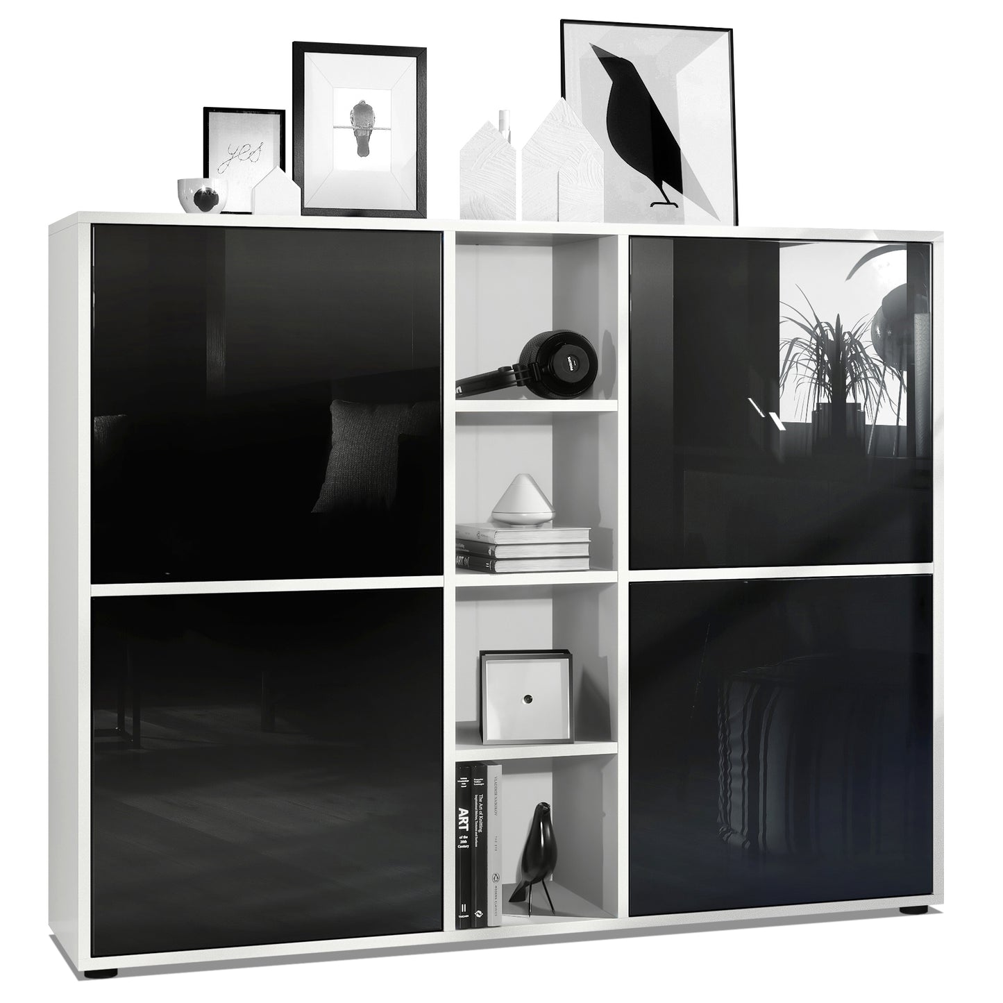 Mora Highboard M3 Korpus Weiß