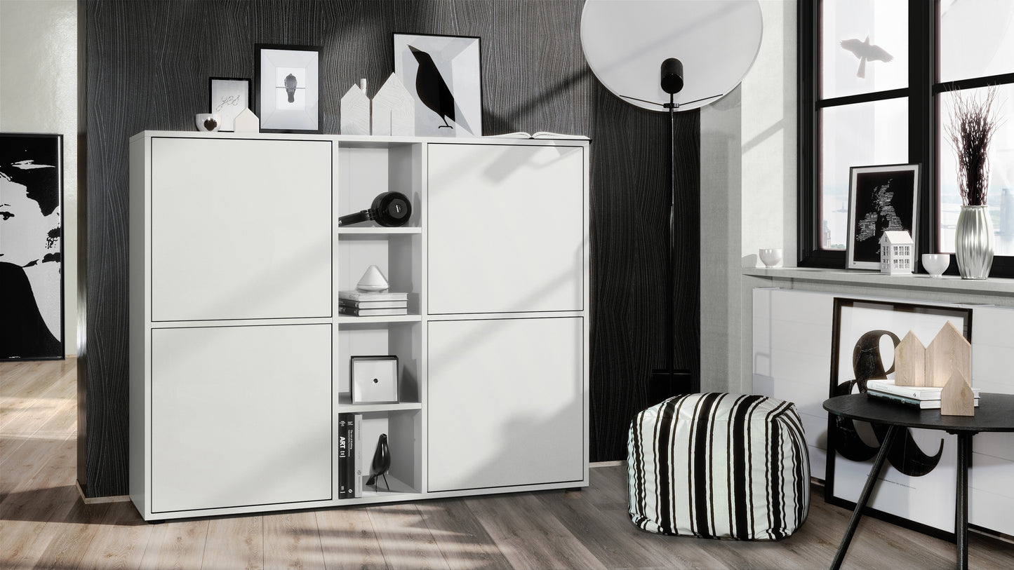 Mora Highboard M3 Korpus Weiß