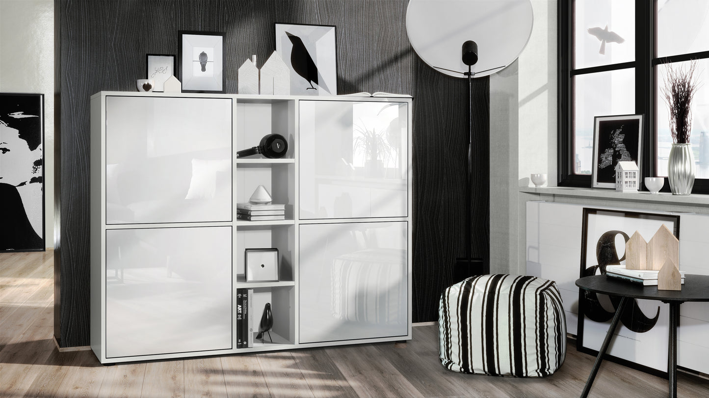 Mora Highboard M3 Korpus Weiß