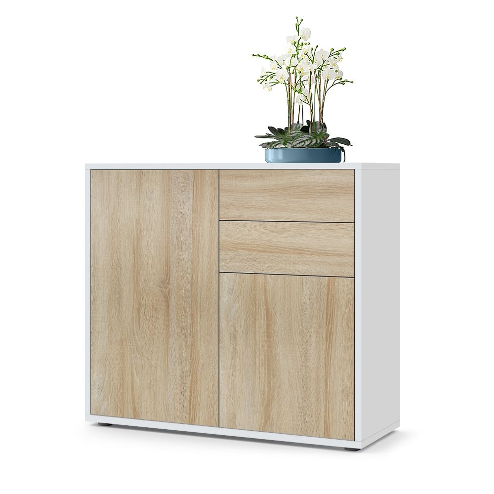 Milan M1 Kommode Korpus Weiß