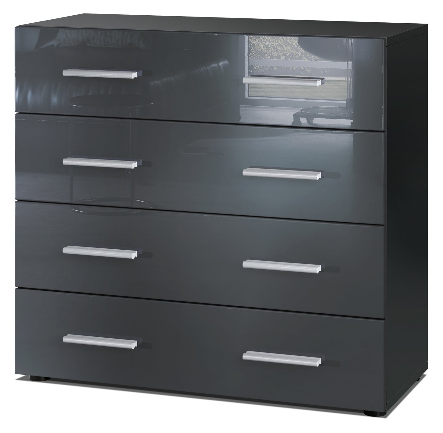 Lugano Kommode M1 Korpus Schwarz