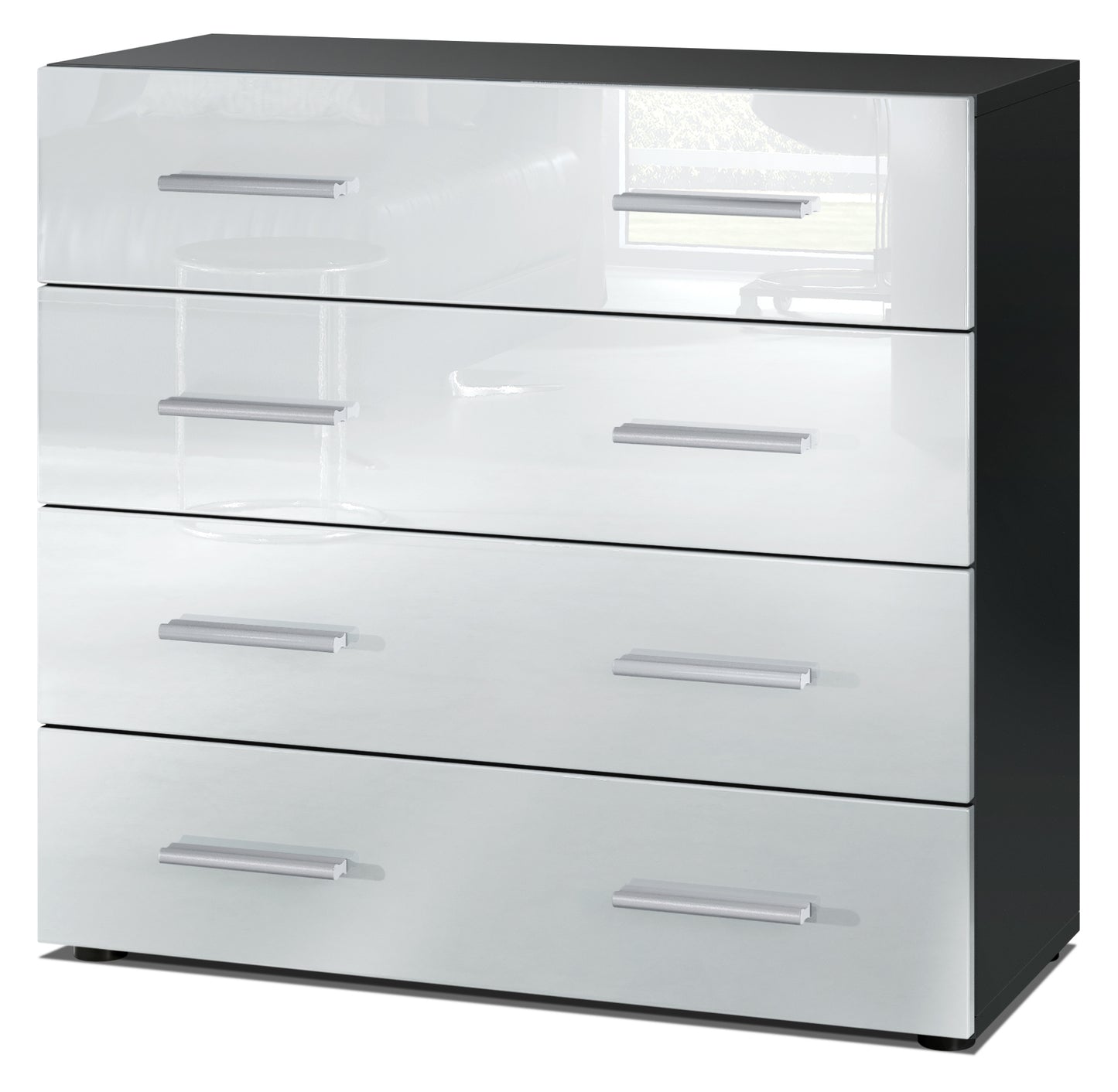 Lugano Kommode M1 Korpus Schwarz