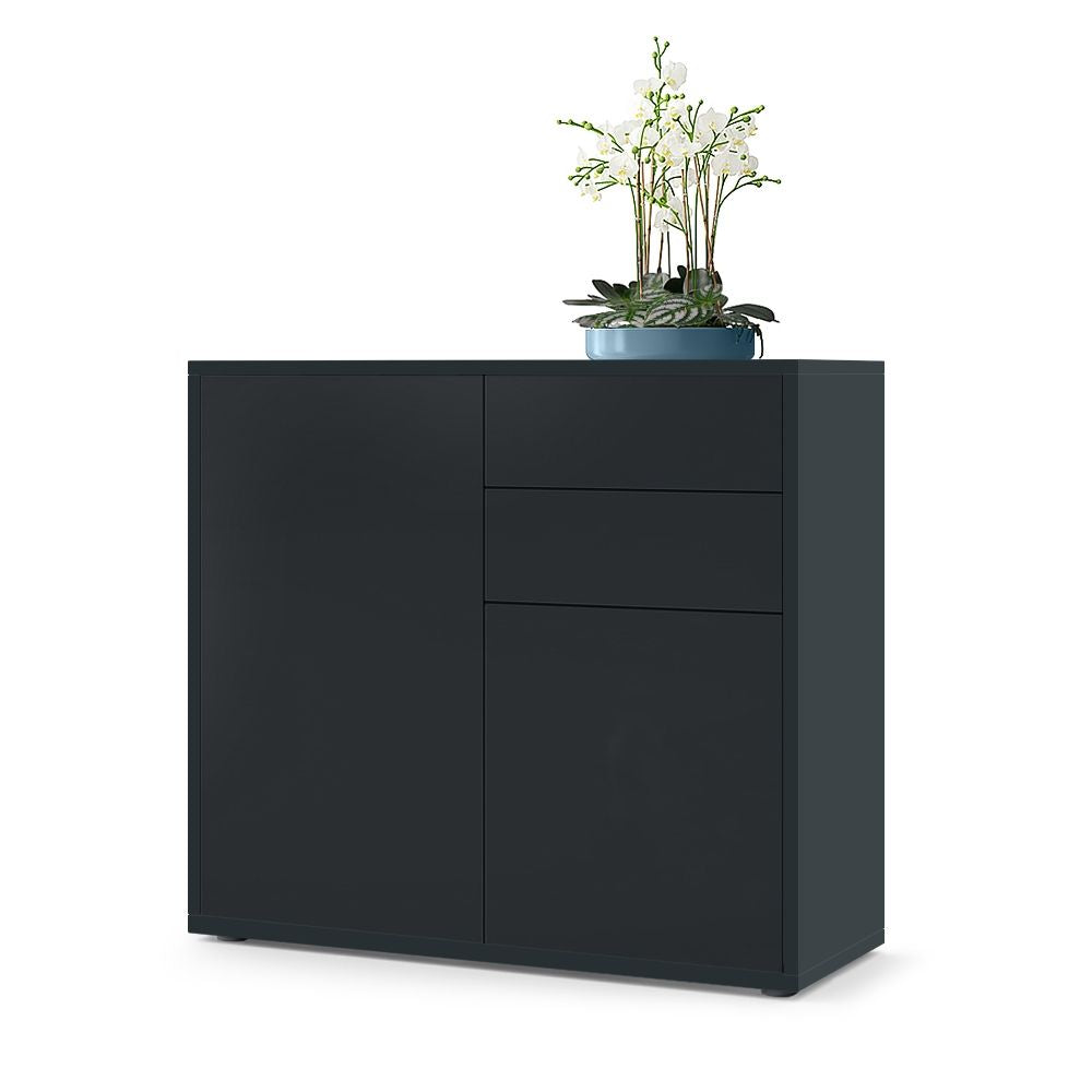 Milan M1 Kommode Korpus Schwarz