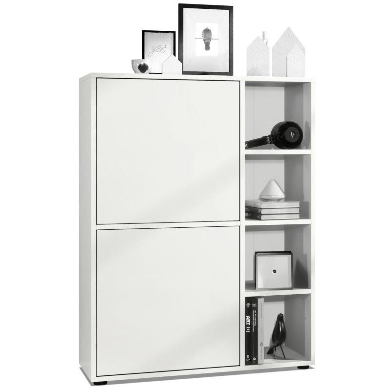 Mora Highboard Korpus Weiß