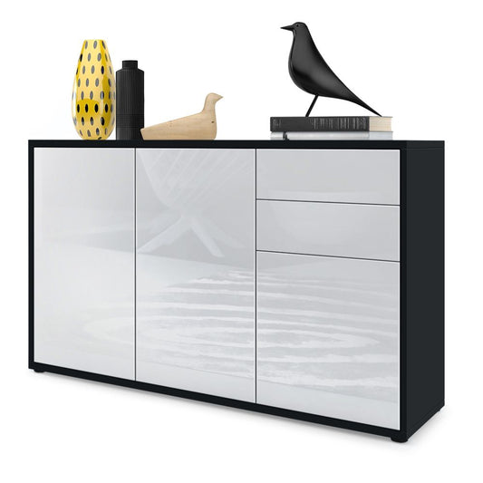 Milan M3 Kommode Korpus Schwarz