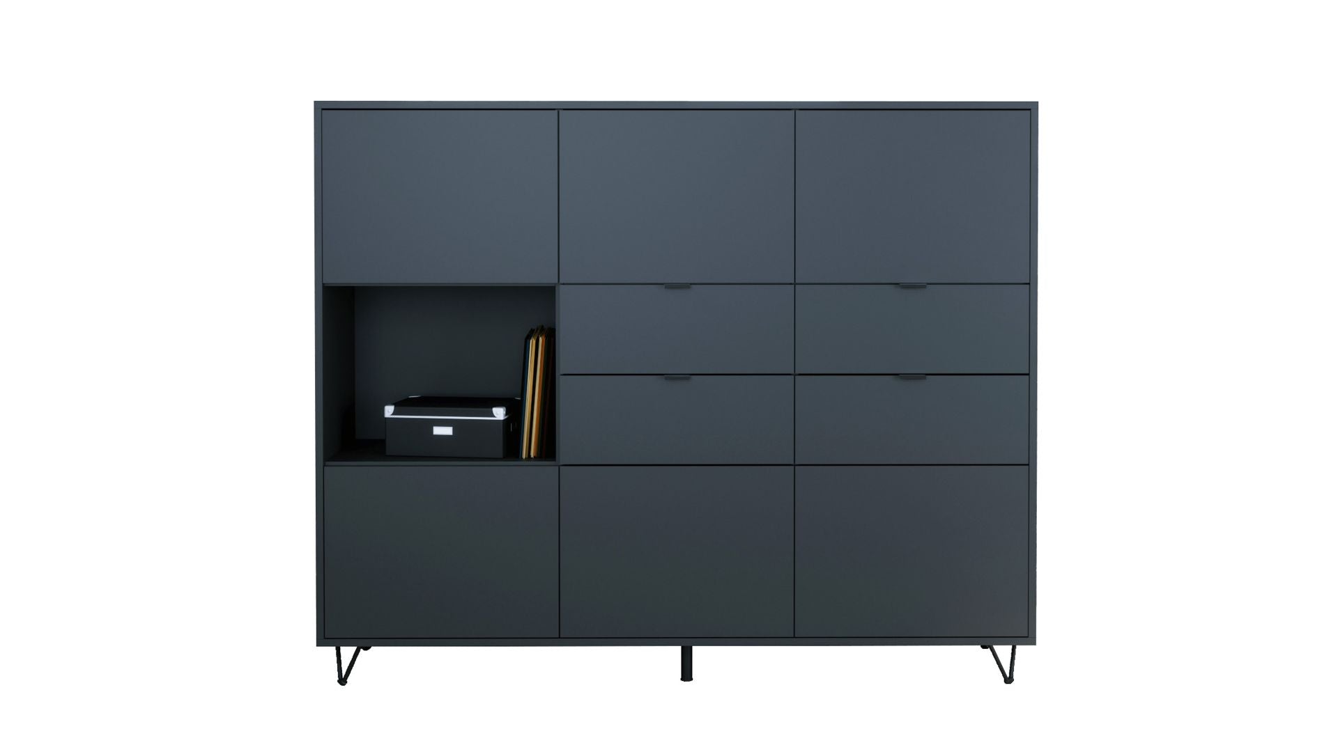 Highboard Mirallo M2 Korpus Anthrazit matt