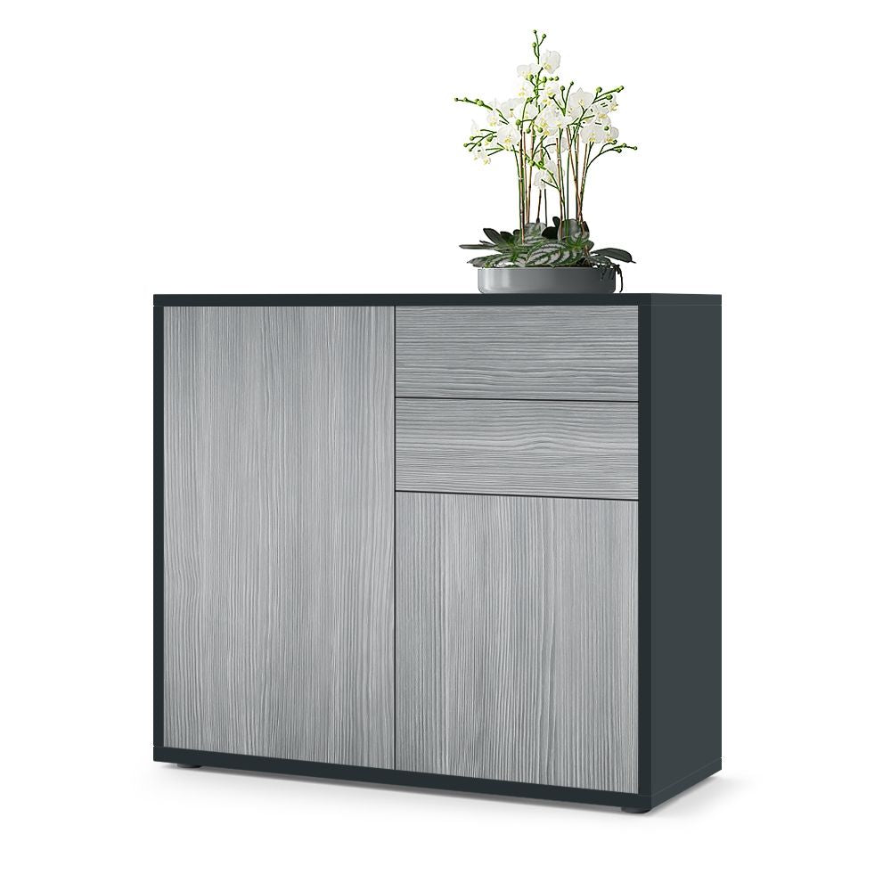 Milan M1 Kommode Korpus Schwarz