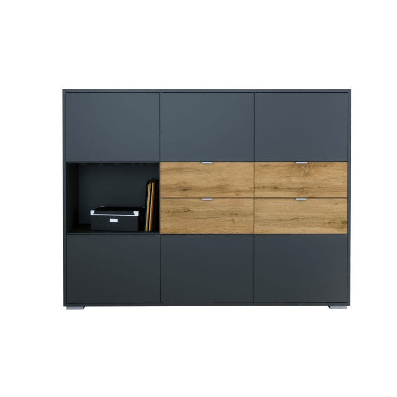 Highboard Mirallo M2 Korpus Anthrazit matt