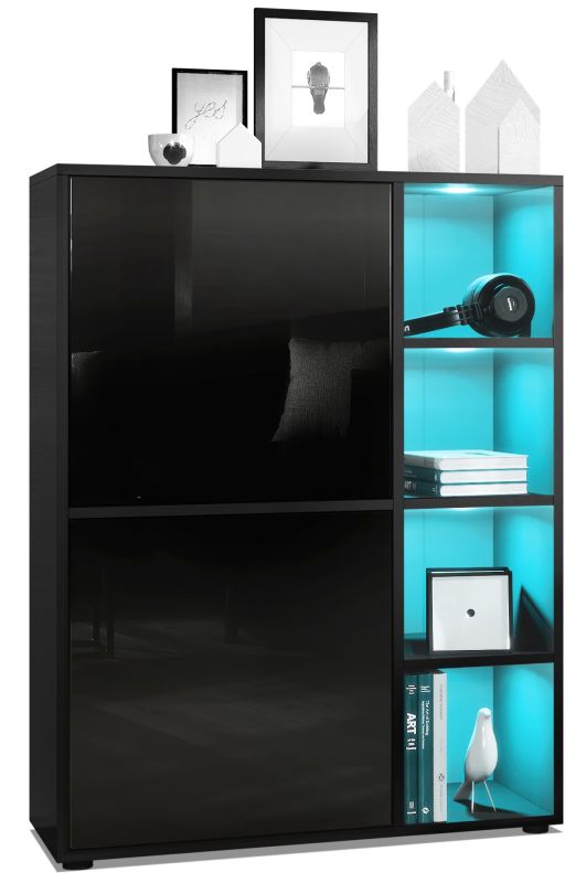 Mora Highboard Korpus Schwarz