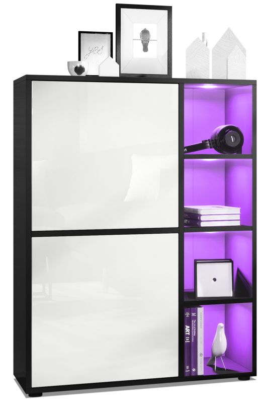 Mora Highboard Korpus Schwarz
