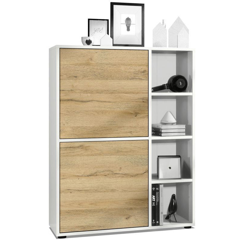 Mora Highboard Korpus Weiß