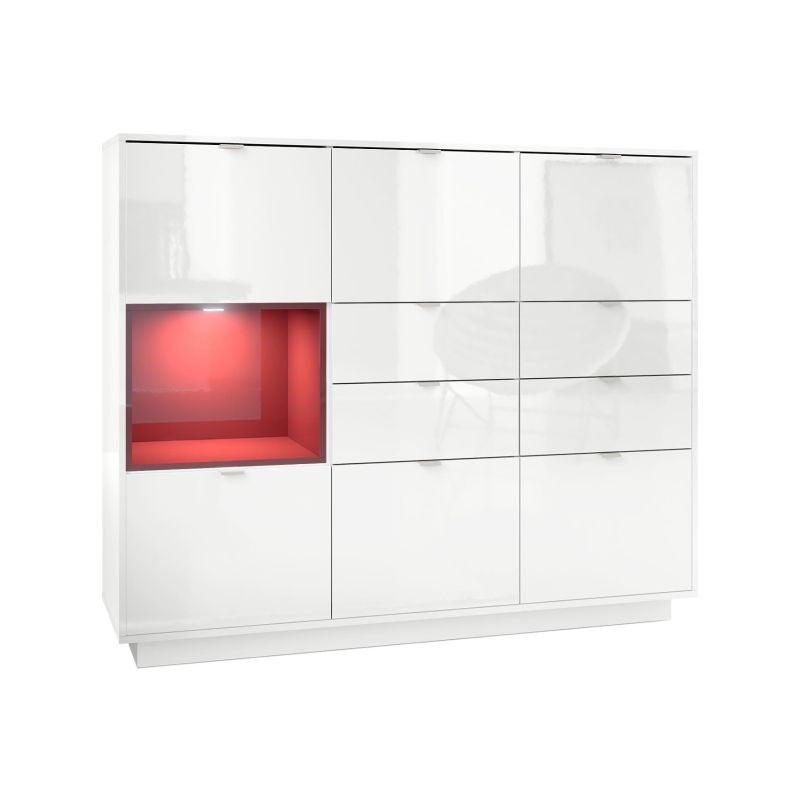 Skagen M2 Highboard Korpus Weiß