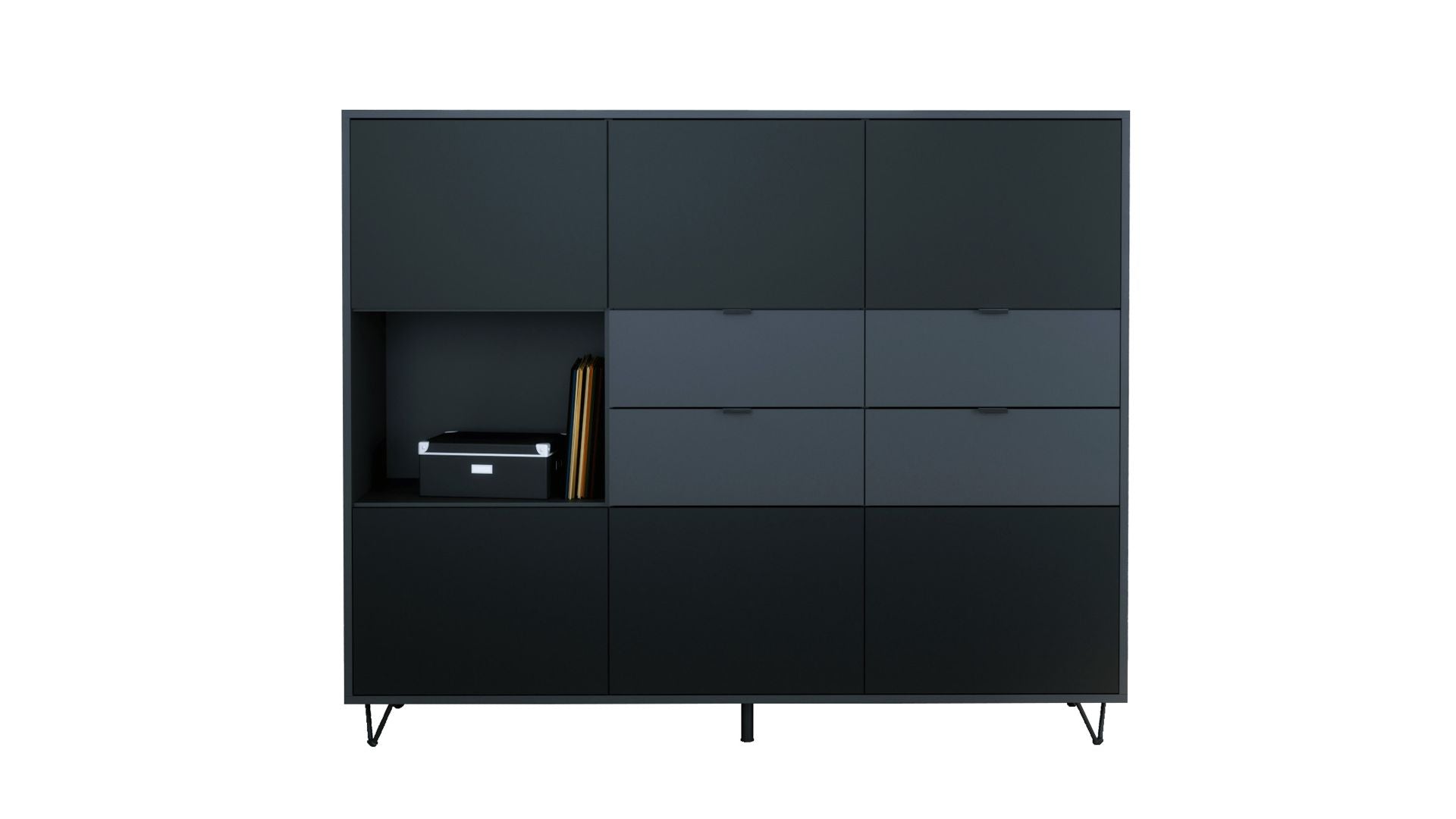 Highboard Mirallo M2 Korpus Anthrazit matt