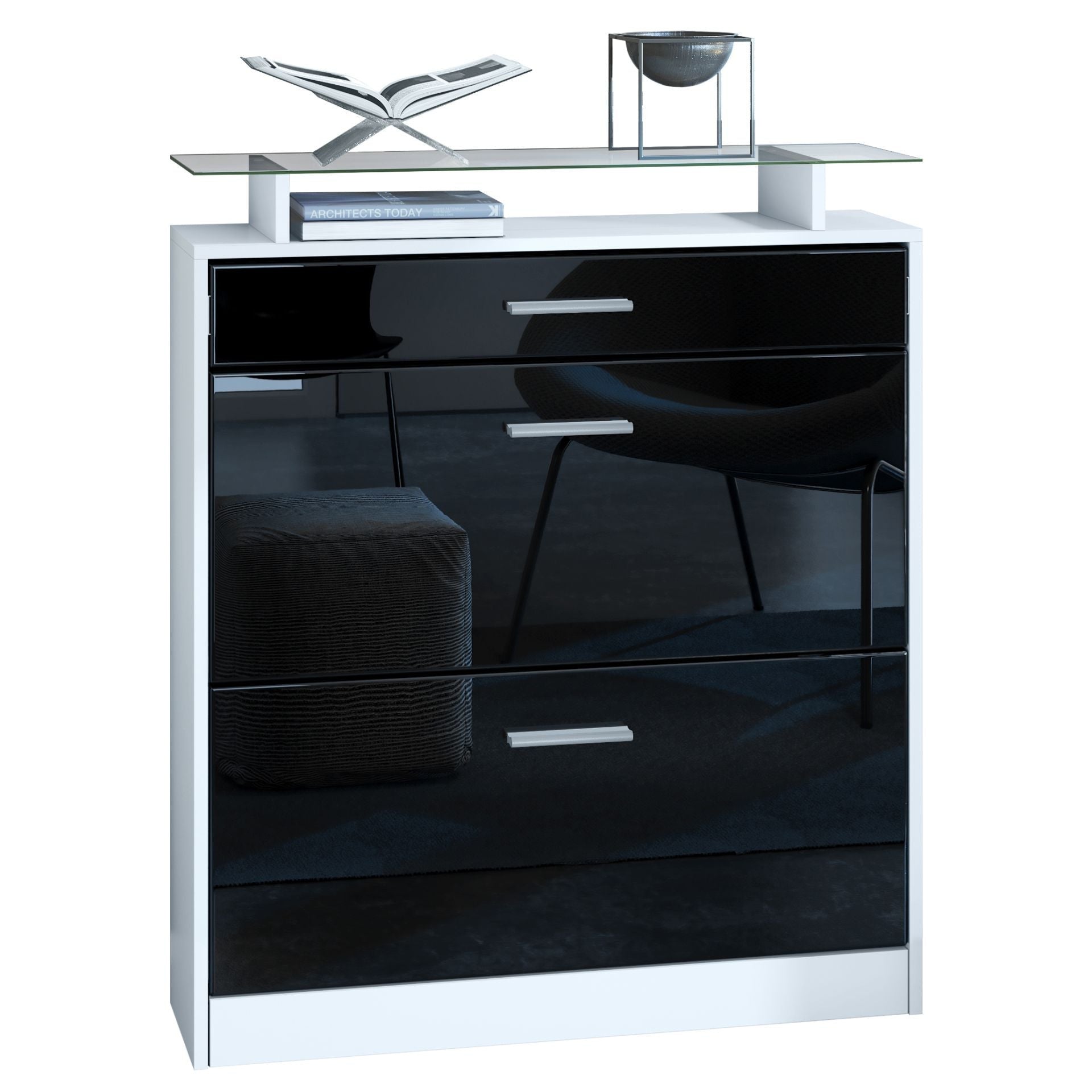 Schuhschrank Livo - Korpus Weiß matt