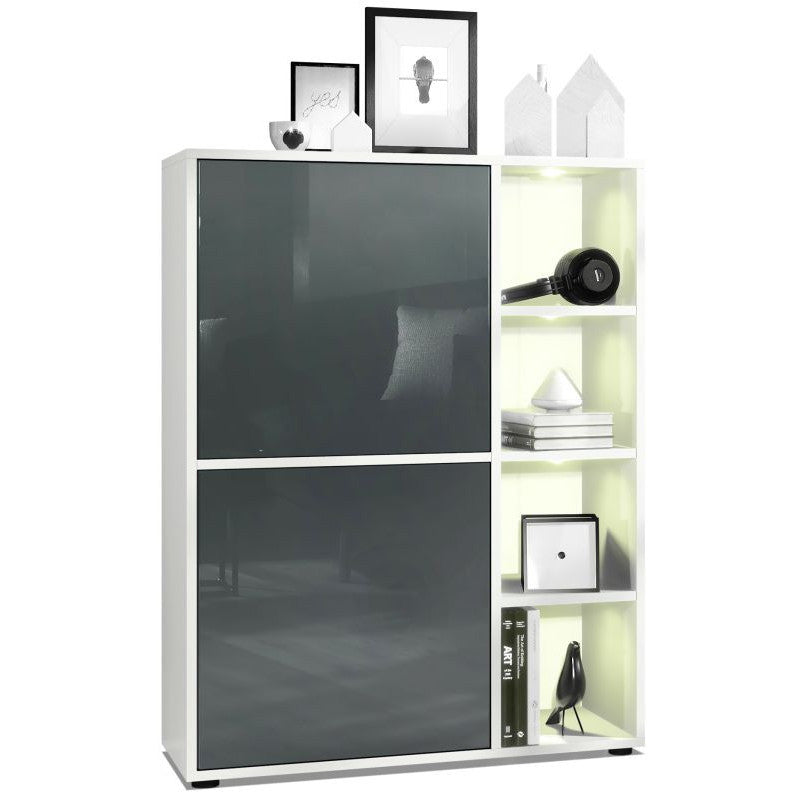 Mora Highboard Korpus Weiß