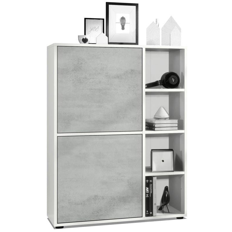 Mora Highboard Korpus Weiß