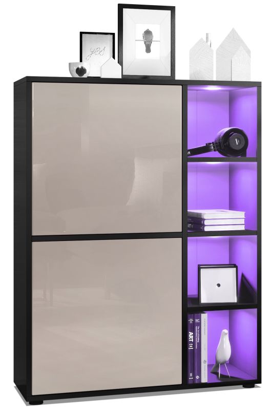 Mora Highboard Korpus Schwarz