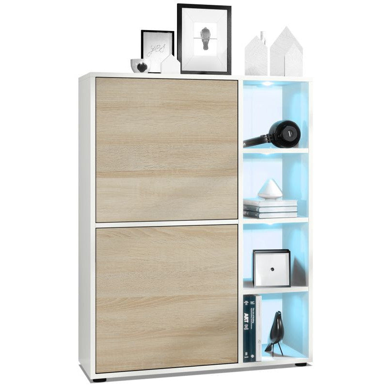 Mora Highboard Korpus Weiß