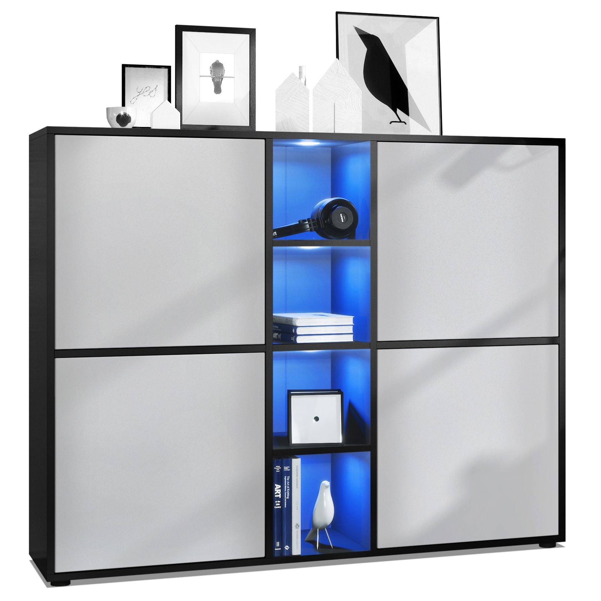 Mora Highboard M3 Korpus Schwarz