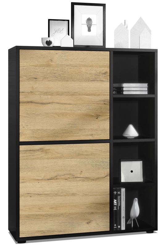 Mora Highboard Korpus Schwarz