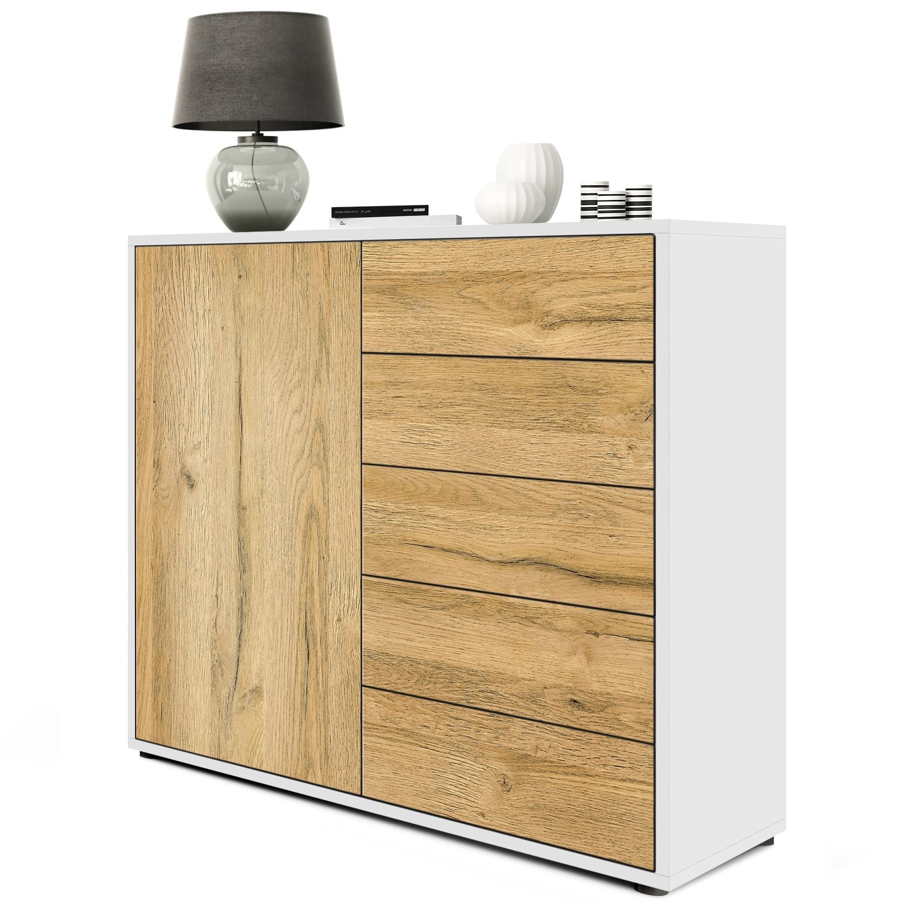 Milan M2 Kommode Korpus Weiß