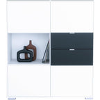 Highboard Mirallo  M1 Korpus Weiß matt