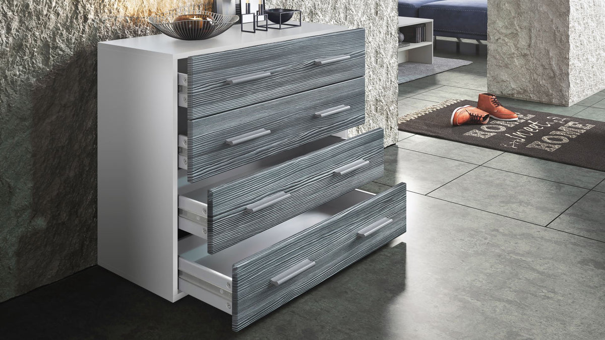 Lugano Kommode M1 Korpus Weiß – InnoFurn