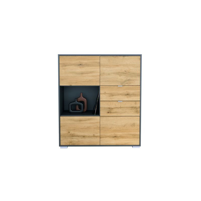 Highboard Mirallo M1 Korpus Anthrazit matt