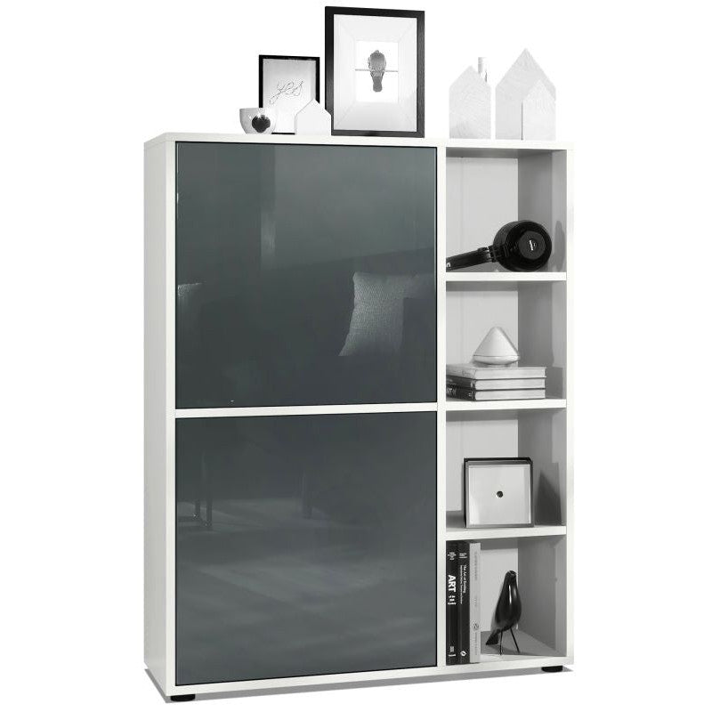 Mora Highboard Korpus Weiß