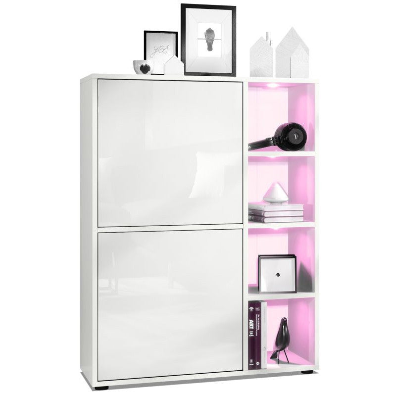 Mora Highboard Korpus Weiß