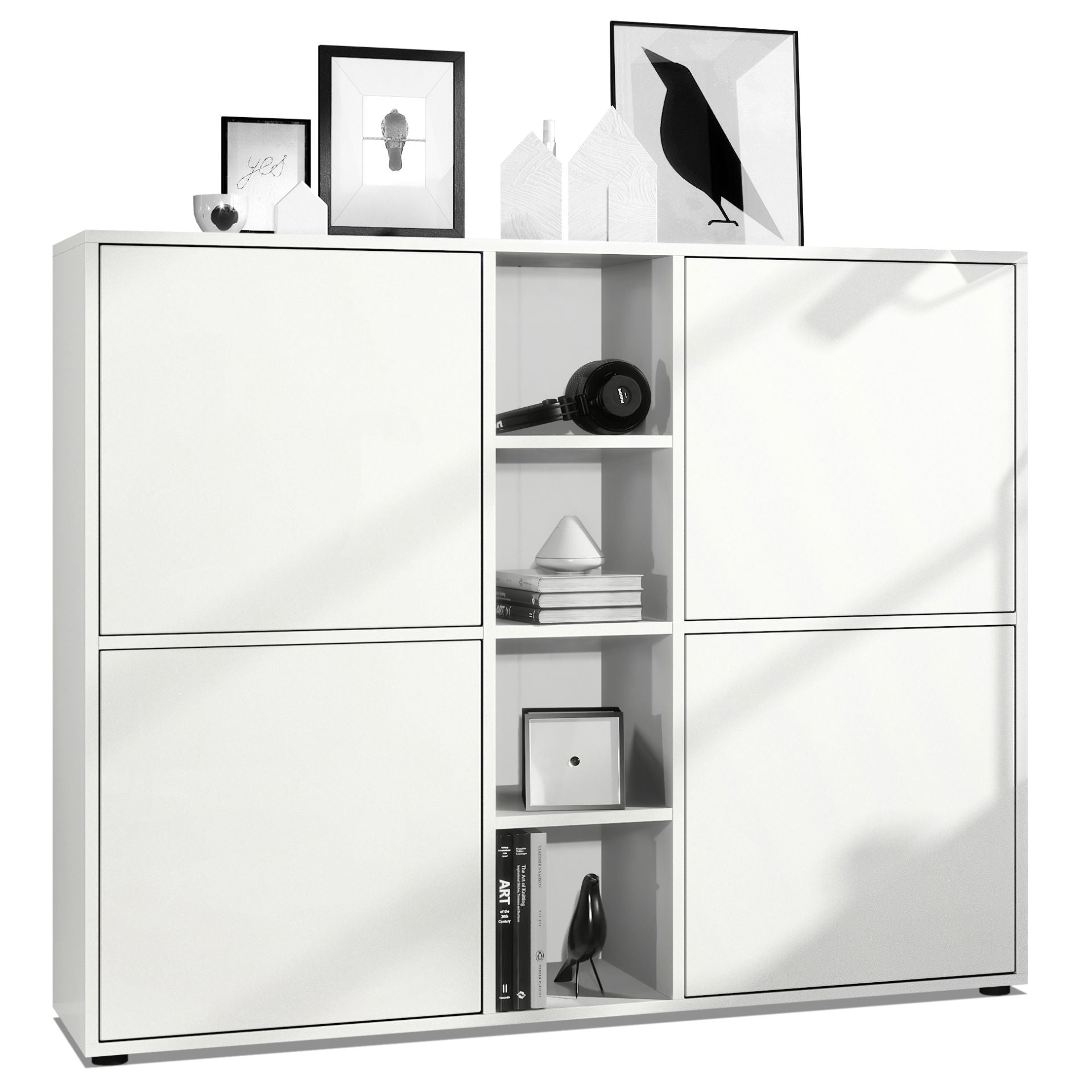 Mora Highboard M3 Korpus Weiß